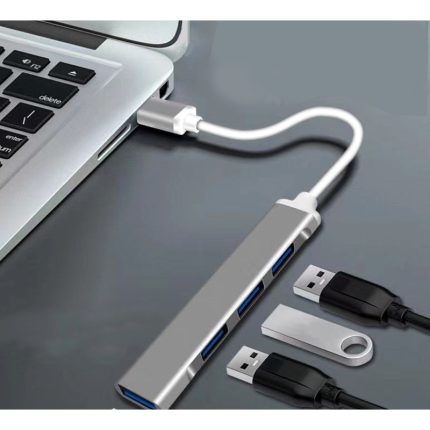 USB 3.0 Adapter Aluminium Shell Portable 4 Ports