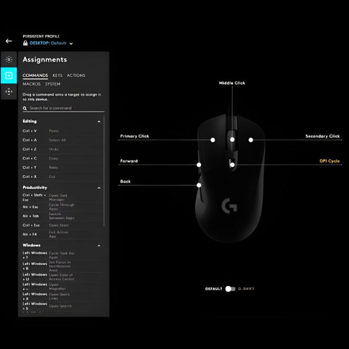 Logitech Gaming Mouse G403 HERO with RGB and Pro