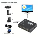 HDMI Switch Splitter Box For HDTV PS3 DVD With IR Remote